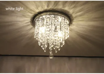 Yaratıcı LED Kristal Tavan Lambası K9 kristal Giriş Koridor lamba tavan lambası Fxitures Yatak Odası için kapalı ışık Cilalar