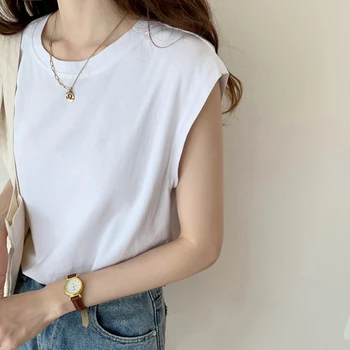 Yaz kısa kollu tişört Düz Renk Giyim Kadın T-shirt Harajuku Grafik Giyim Bayan Tankı Üstleri 2022 Yeni