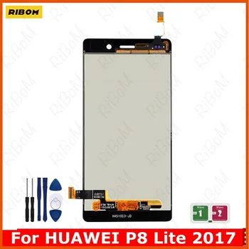 Yeni AAA+ + LCD Huawei Onur 8 Lite Için LCD ekran dokunmatik ekranlı sayısallaştırıcı grup Huawei Onur 8 Lite Için LCD PRA TL10 LX1 LX3