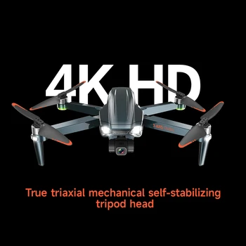 Yeni F186 GPS Drone Profesyonel 3-axis Gimbal Kamera ile 4K HD FPV fırçasız motor RC Helikopter Drone Oyuncak Çocuklar için Yetişkin