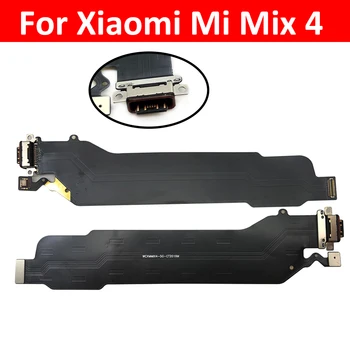 Yeni USB Şarj Portu Flex Kablo Bağlantı Parçaları İçin Xiaomi Mi Mix 4 Mix4 5G Mikrofon Modülü