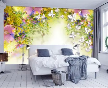Özel Stereoskop 3D Duvar Resimleri Duvar Kağıdı duvar tablosu Oturma Odası TV Kanepe Yatak Odası Zemin Duvar Kağıtları
