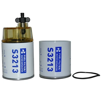 2 adet Dıştan Takma Deniz yakit filtresi elemanları Yakıt Su Ayırıcı Filtre elemanları-Açık Kase ve Withnot Açık Kase