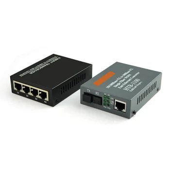 Premium 10 / 100Mbps 1Port ve 4PORT Ethernet'ten Fiber Optik Ortam Dönüştürücülerine